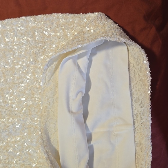 Dress The Population Zoe Sequin Cap Sleeve Mini Dress-Size Medium - Picture 7 of 17